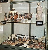 Reperti archeologici esposti al Museo di Manfredonia