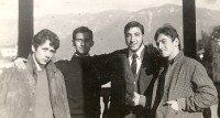Da sinistra Claudio Lorenzato, Severino Tognoni, Mirco Toffanin, Gianni Sandri a Bassano del Grappa