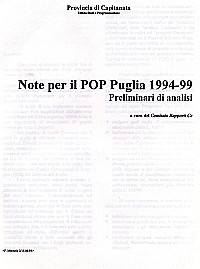 Note per il POP Puglia 1994-99